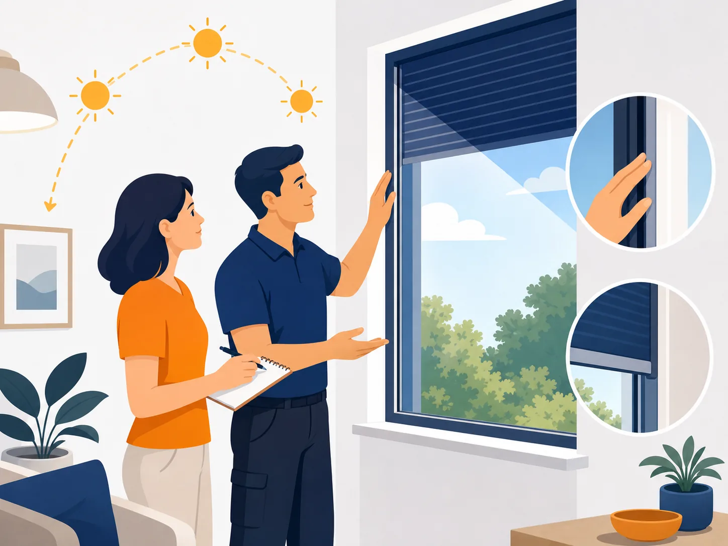 Illustrazione di supporto: Infissi contro il caldo estivo: cosa osservare prima di sostituire o migliorare