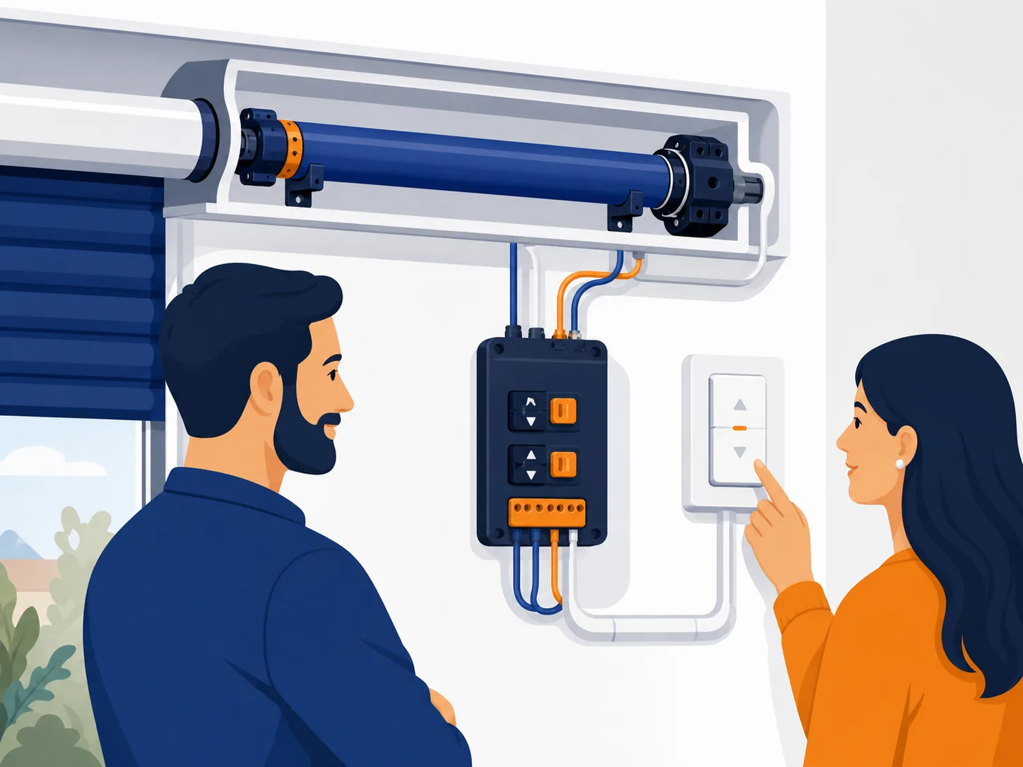 Controllo pratico per motorizzare tapparelle