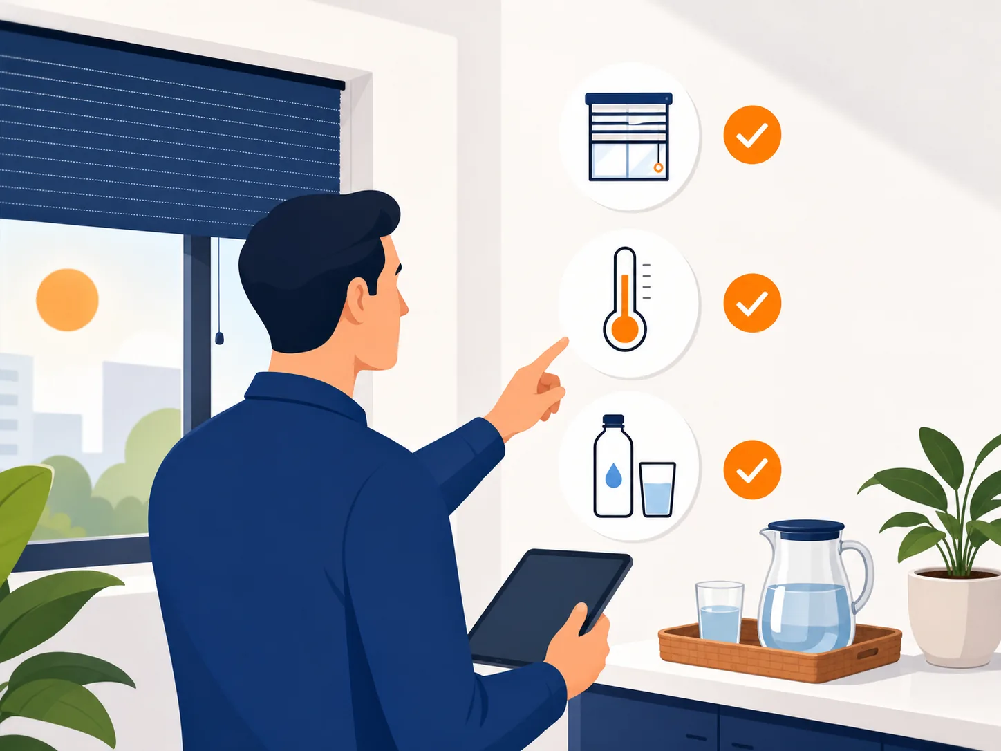 Illustrazione di supporto: Ondate di calore 2026: una checklist domestica per affrontare i giorni più caldi