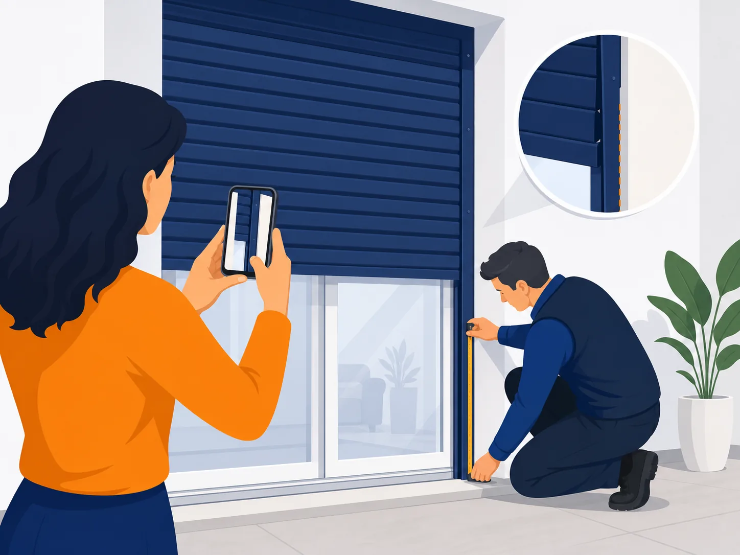 Illustrazione di supporto: Tapparella bloccata: controlli semplici, errori da evitare e quando chiamare un professionista