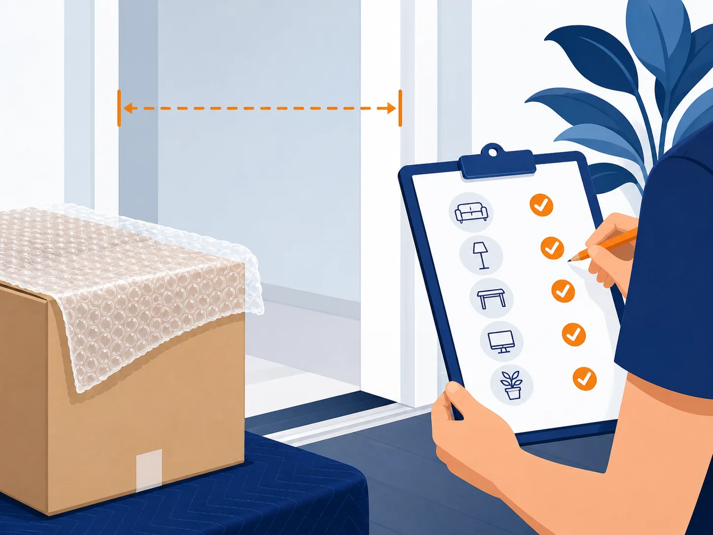 Illustrazione di supporto: Trasloco in estate: checklist per organizzare tempi, scatole e professionisti