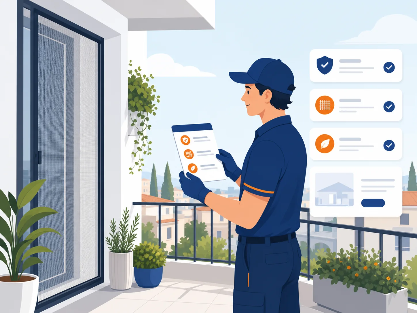 Illustrazione editoriale: Zanzare estate 2026: prevenzione in casa